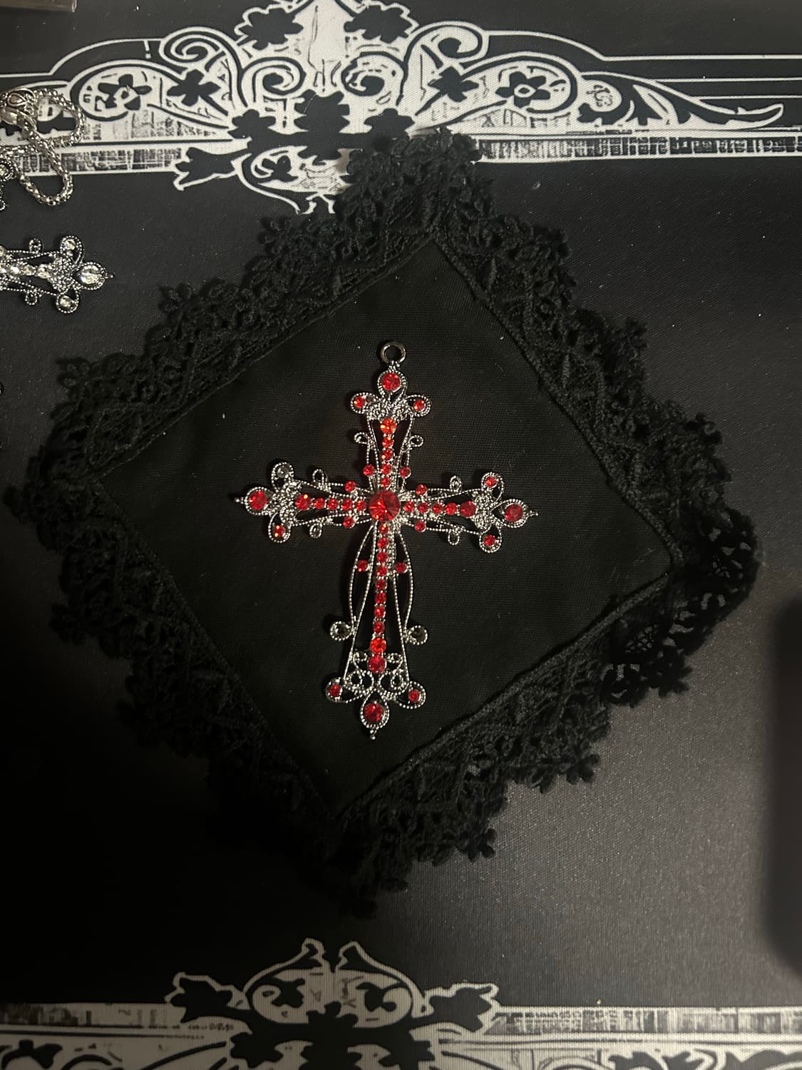 고딕 고스 펑크 y2k 페어리 십자가 목걸이 상품이미지2