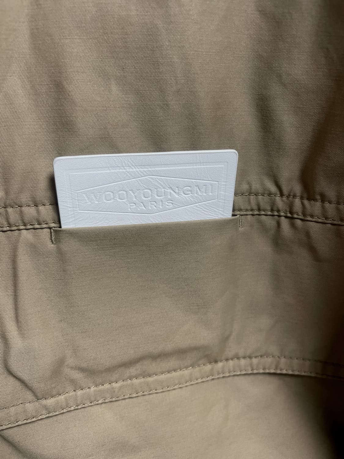 21SS 우영미 크롭자켓 베이지 46 판매 상품이미지5