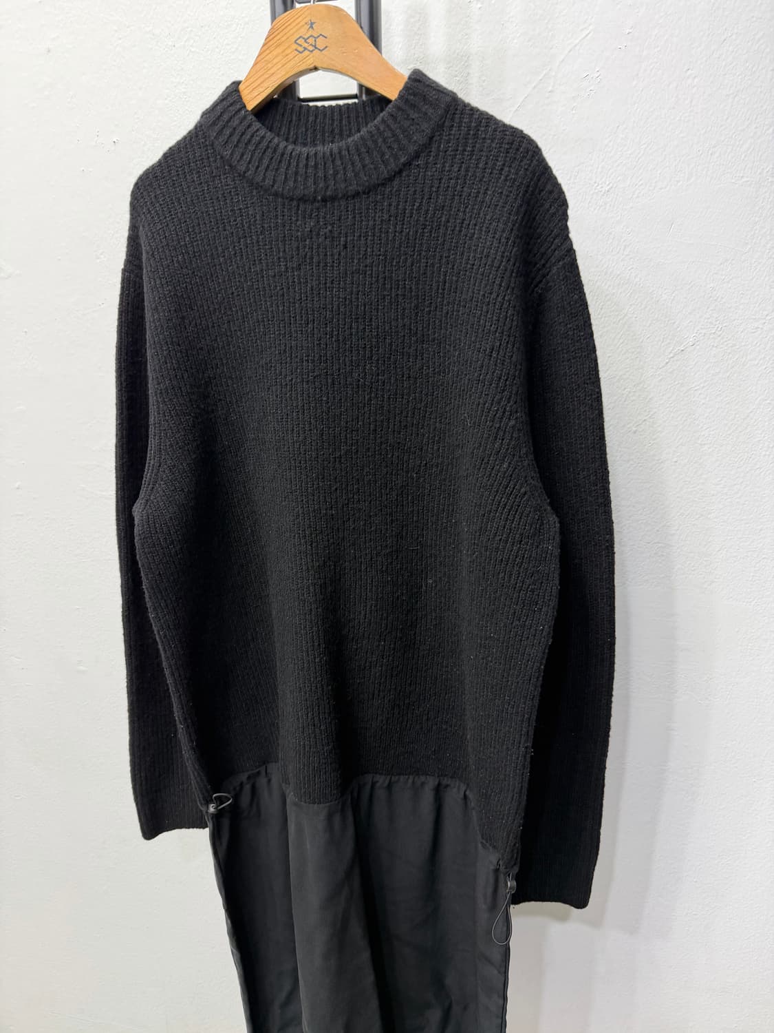 정품) COS 코스 블랙 오버핏 니트 롱 원피스 XS 상품이미지3