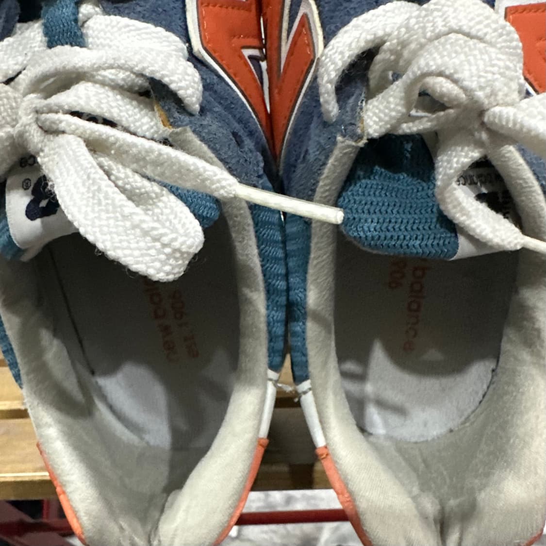 260) USA 뉴발란스x제이크루 운동화 M996 네이지 오렌지 상품이미지8