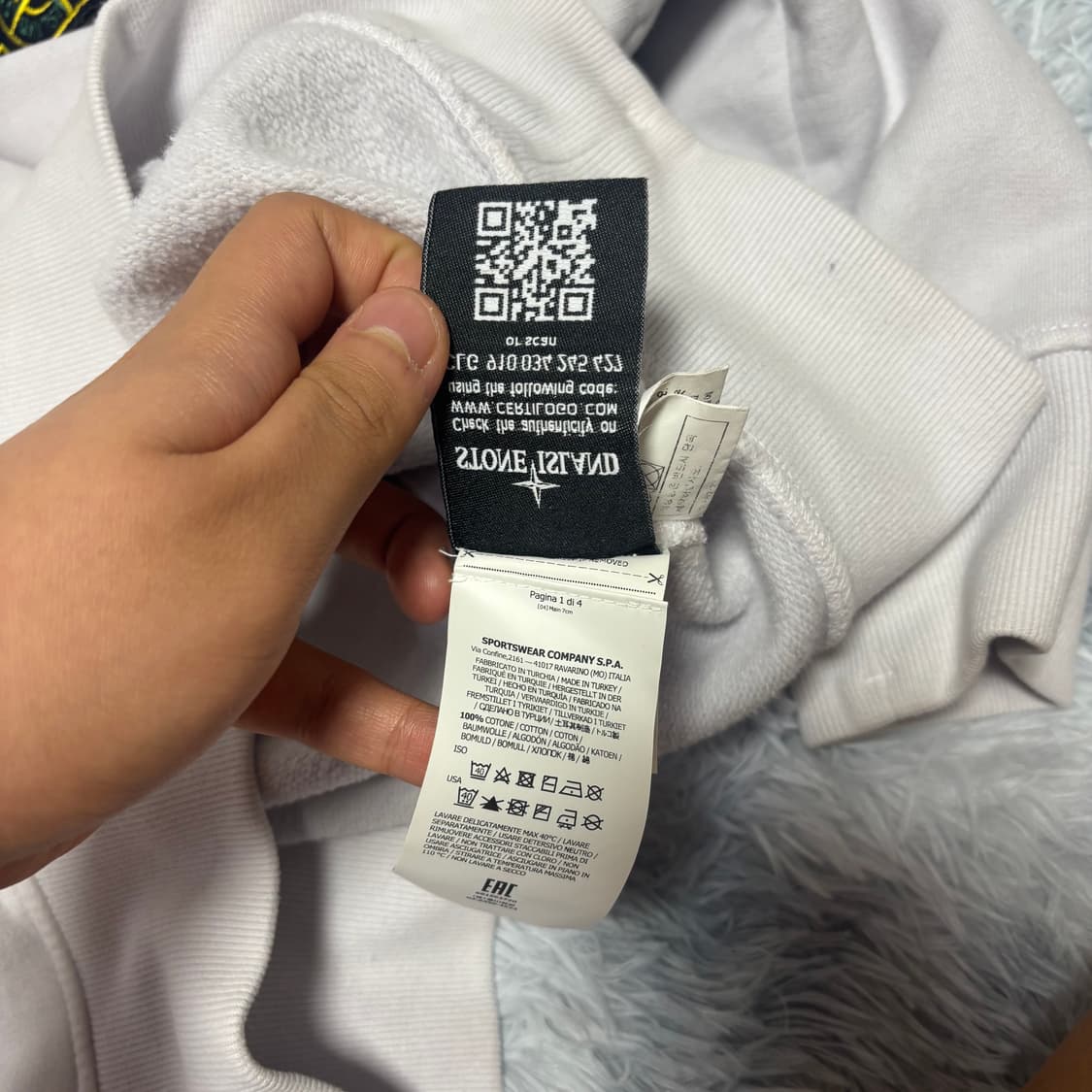 [L Size/기모] 스톤아일랜드 맨투맨 상품이미지5