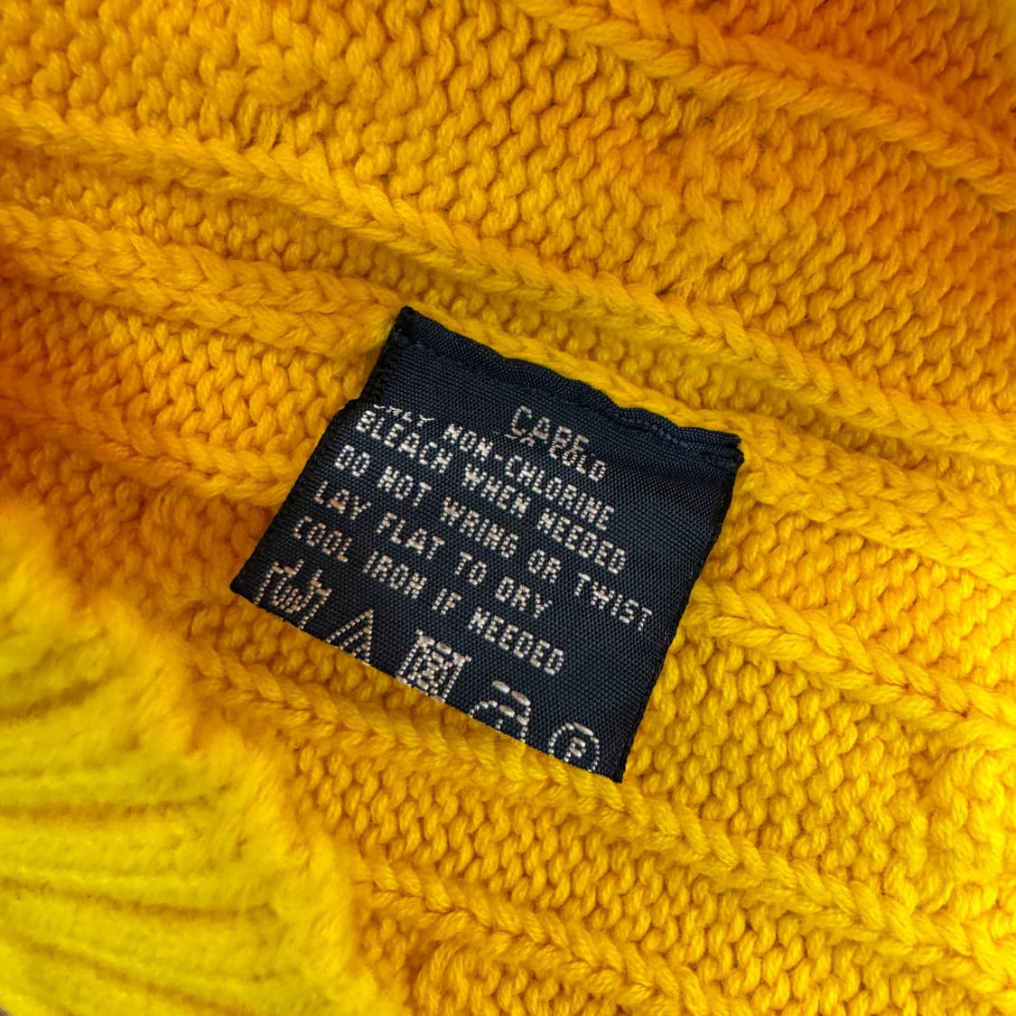 여성용 95~100 폴로 랄프로렌 옐로우 케이블 라운드 니트  상품이미지6