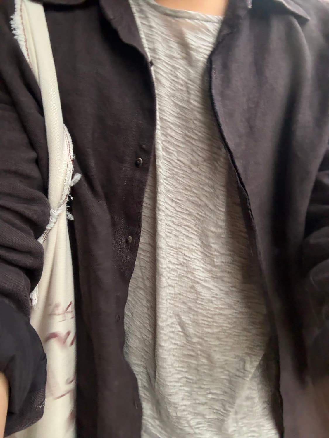 L’maltieri heavy linen jacket 상품이미지6