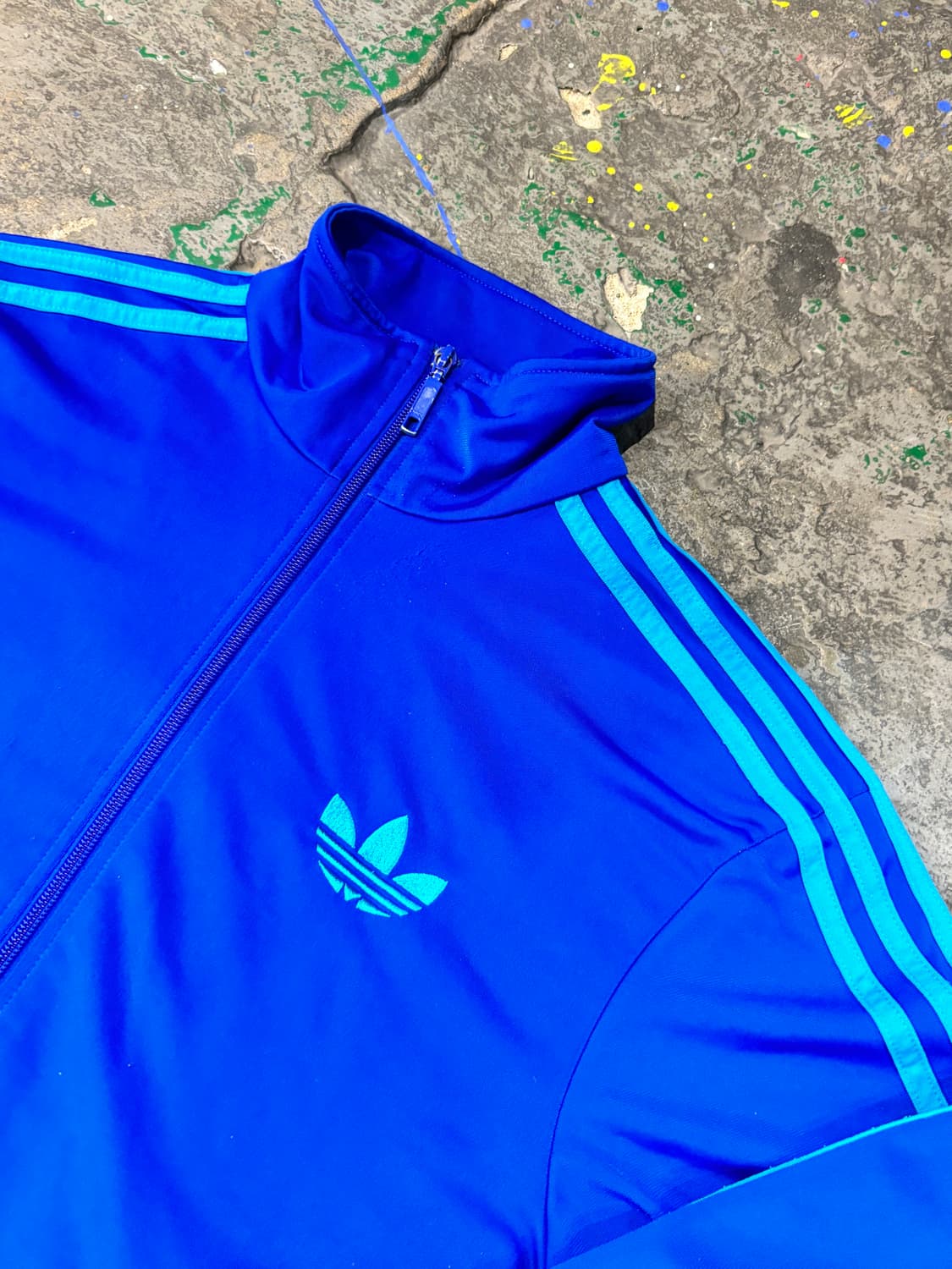 아디다스 블루 삼선 트랙탑 상품이미지7