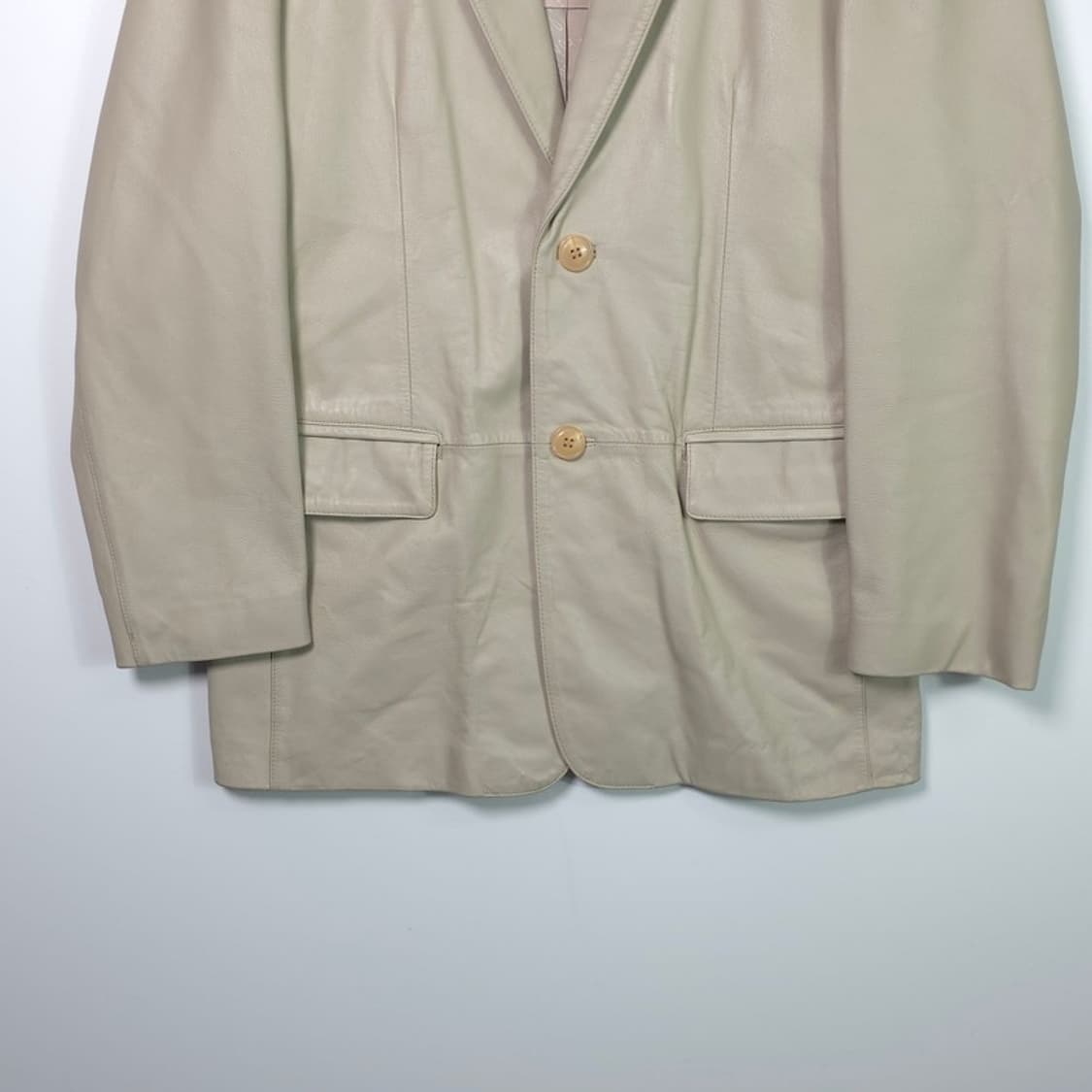 SALLY&JOHN 리얼 램스킨 가죽 블레이저 자켓 L 상품이미지4