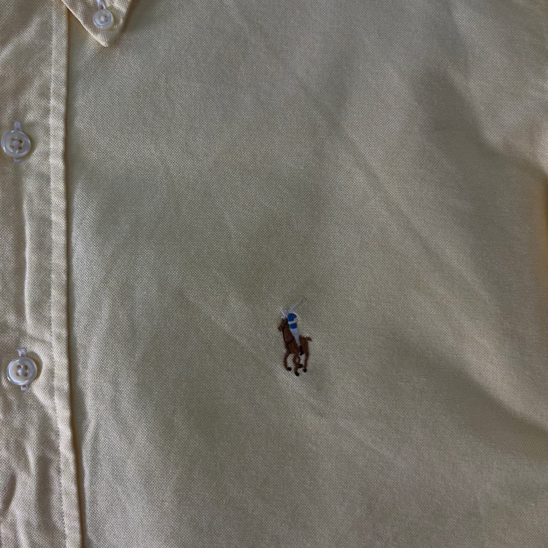 105 폴로랄프로렌 옐로우 코튼 셔츠 상품이미지3