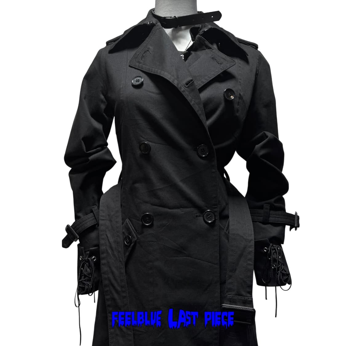 Belted Gothic Trench Coat 상품이미지3