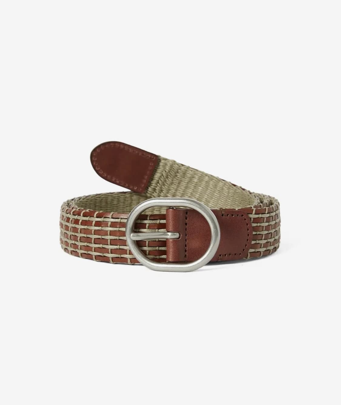 디스이즈네버댓 Multicolor Woven Belt Beige 상품이미지1