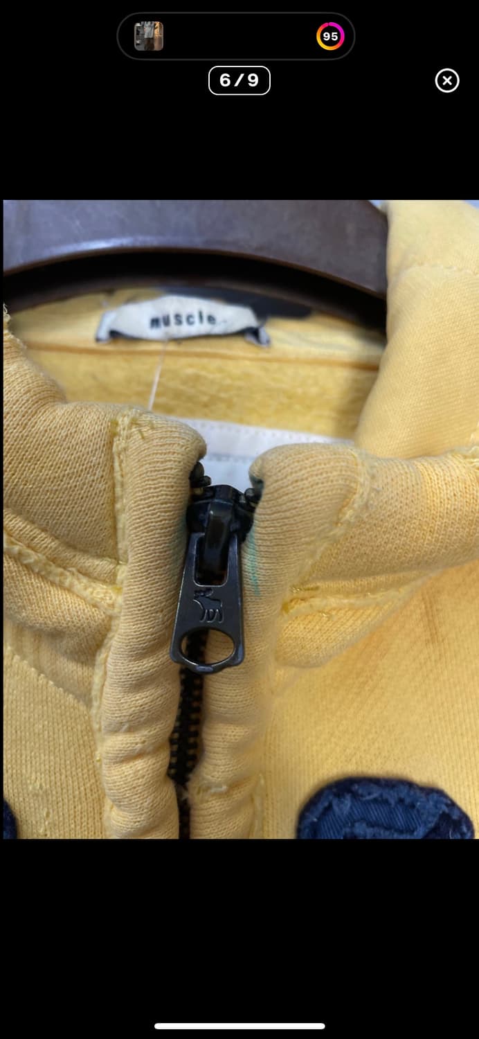 아베크롬비 옐로우 자수로고 후드집업 A3254 상품이미지6