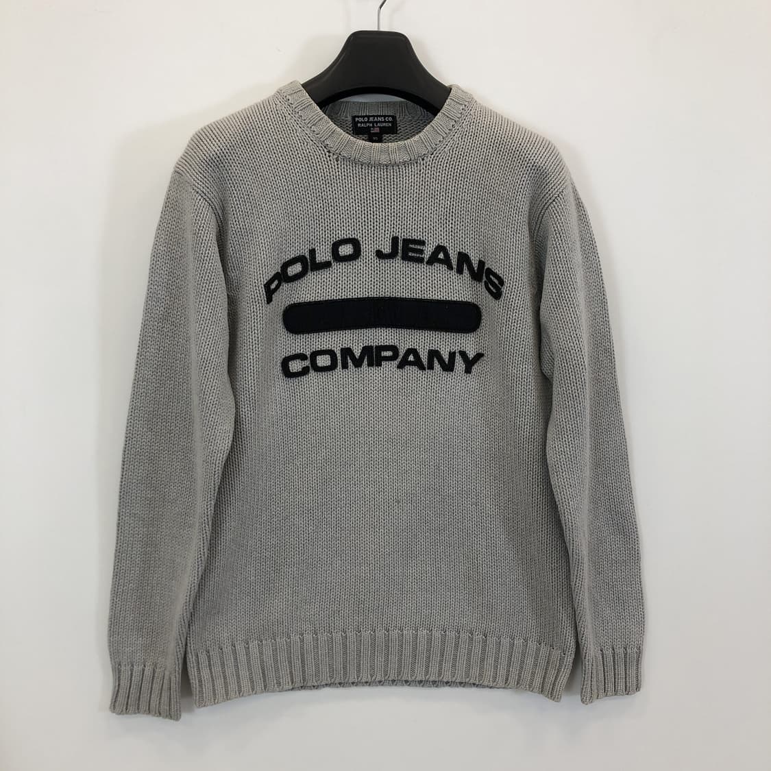 폴로 스펠로고 코튼니트 95 사이즈 상품이미지1