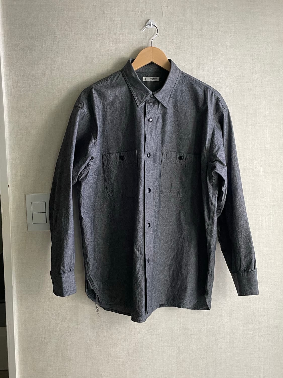 저널스탠다드 Relume HOUSE HOLD 블랙 샴브레이 셔츠 100 상품이미지1