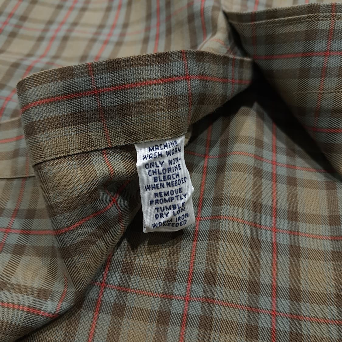 CL957 XL 폴로 00s 커스텀핏 올리브그린 클래식체크 셔츠 상품이미지5