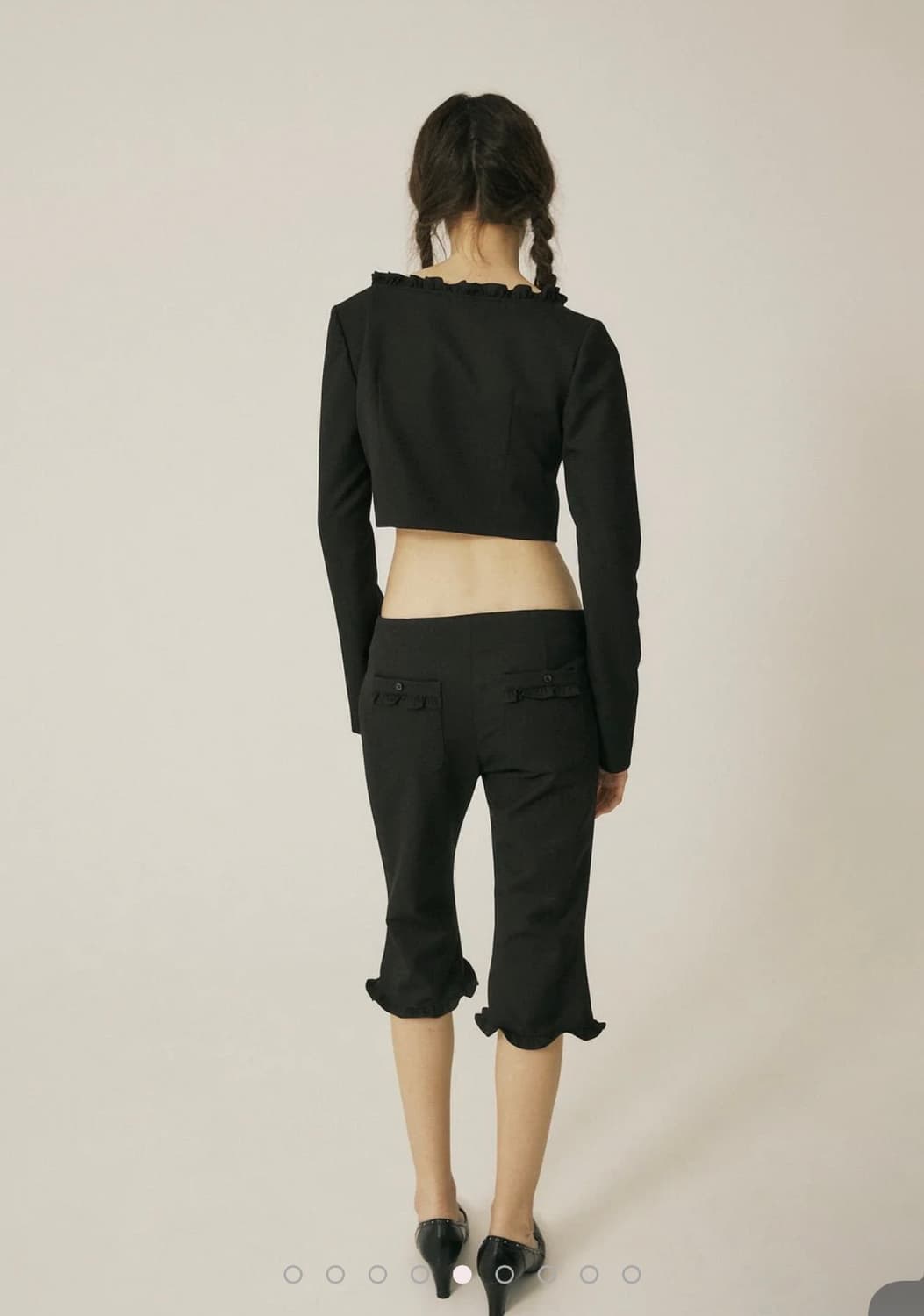 쓰리타임즈) Rachel Pants BK M 상품이미지3