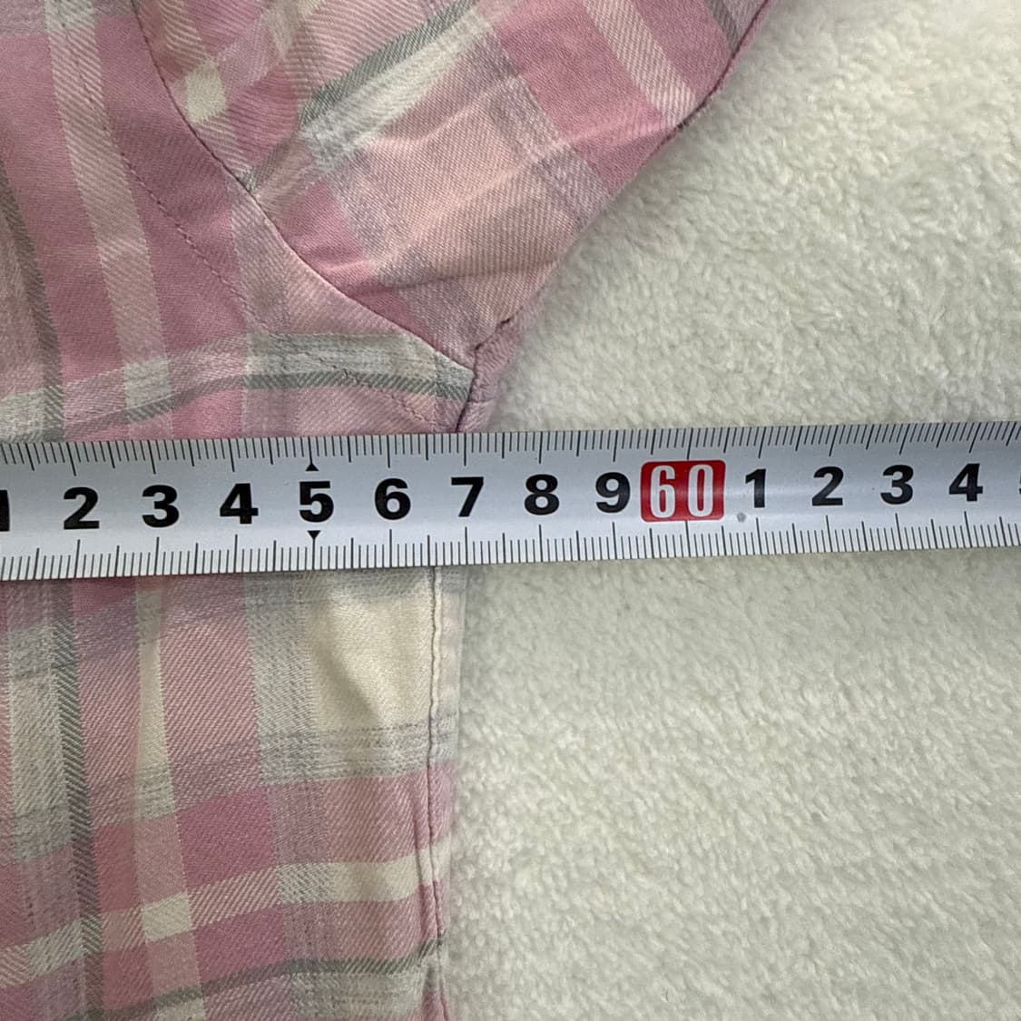 100 라코스테 핑크 체크 긴팔 셔츠0227T 상품이미지5