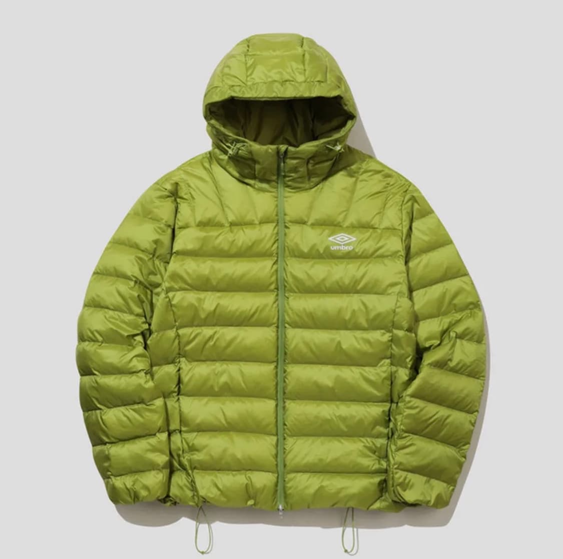 엄브로 페더플렉스 경량패딩 후드형 다운 자켓 그린 95 M 상품이미지1