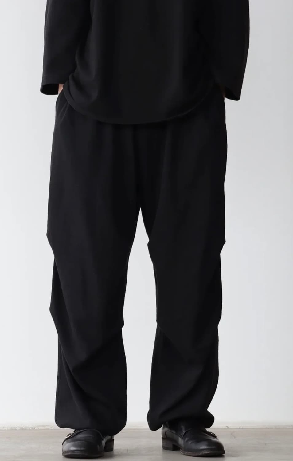 [2] 코모리 코튼 저지 니턱 팬츠 상품이미지1