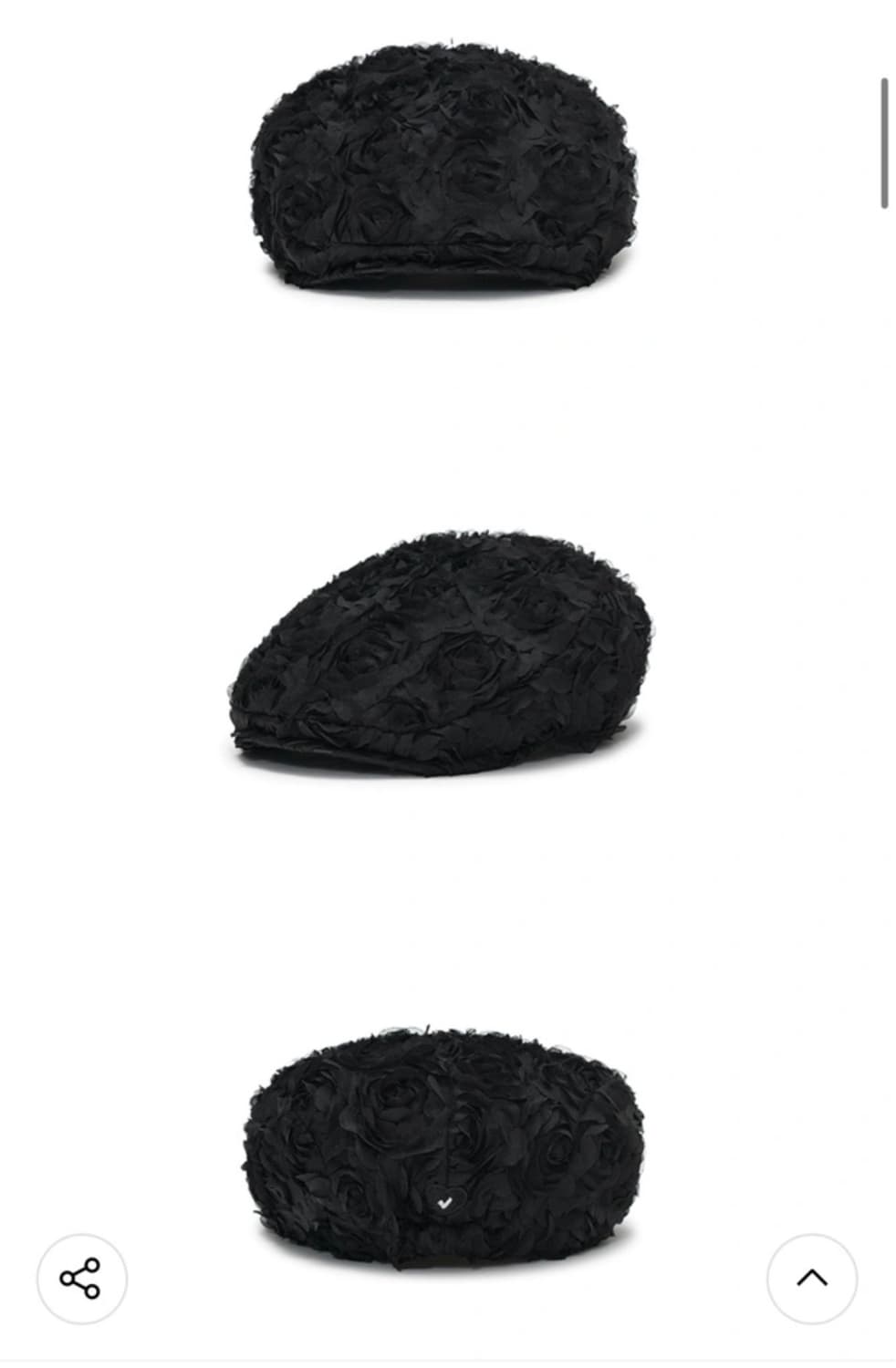 어썸니즈 클래식 헌팅 캡_로즈 블랙 모자 상품이미지2