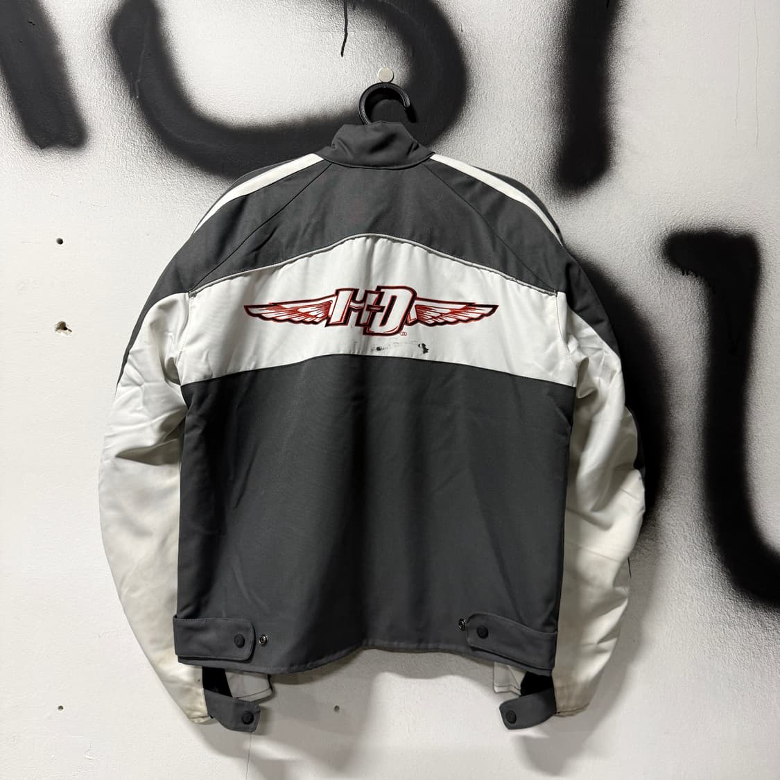 할리데이비슨 Pre-Luxe 빅 자수 패치 배색 라이딩 기어 자켓 상품이미지2