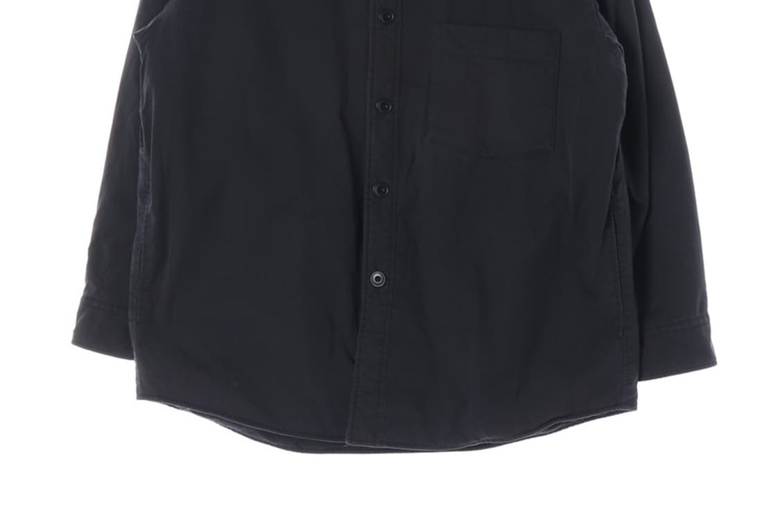 유니클로 미니멀 블랙 패딩 셔츠 자켓 상품이미지4