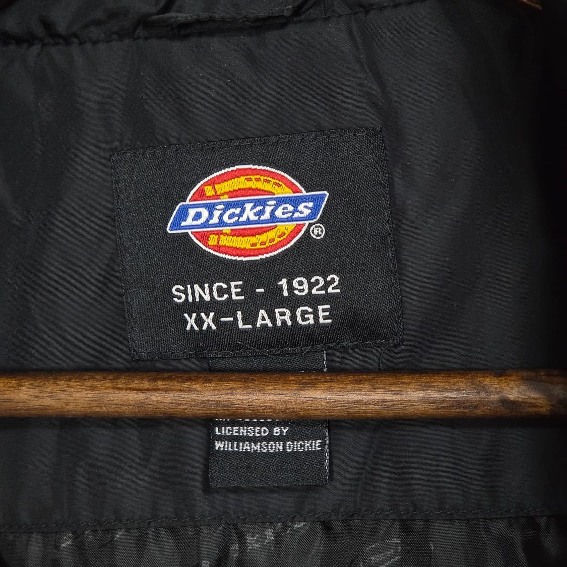 디키즈 오버핏 블랙 로고 경량패딩 점퍼 상품이미지8