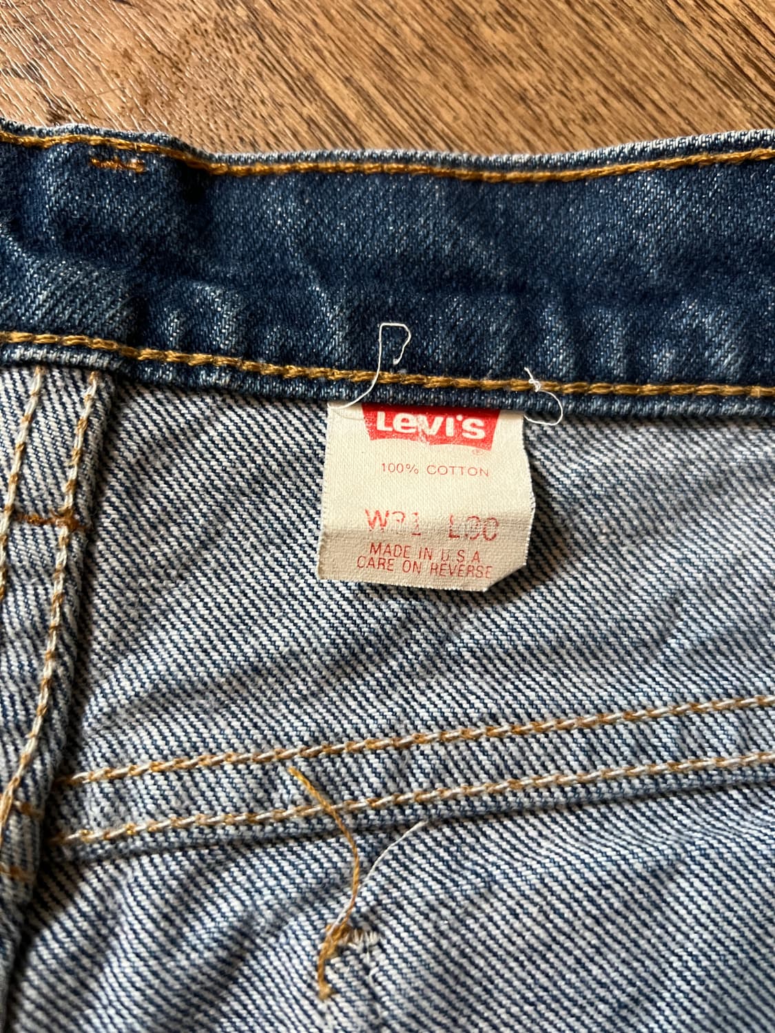 [31]90's 리바이스 517 오렌지탭 Made in USA 플레어진 상품이미지4