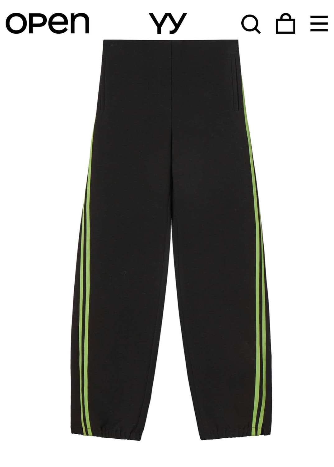 더오픈프로덕트(OPEN YY)테이퍼드 와이드 팬츠 상품이미지3