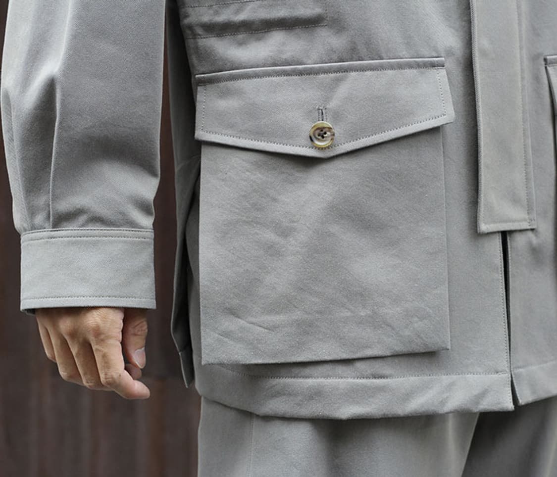 ULTERIOR CHAMBRAY GABADINE WALKER JACKET 상품이미지7