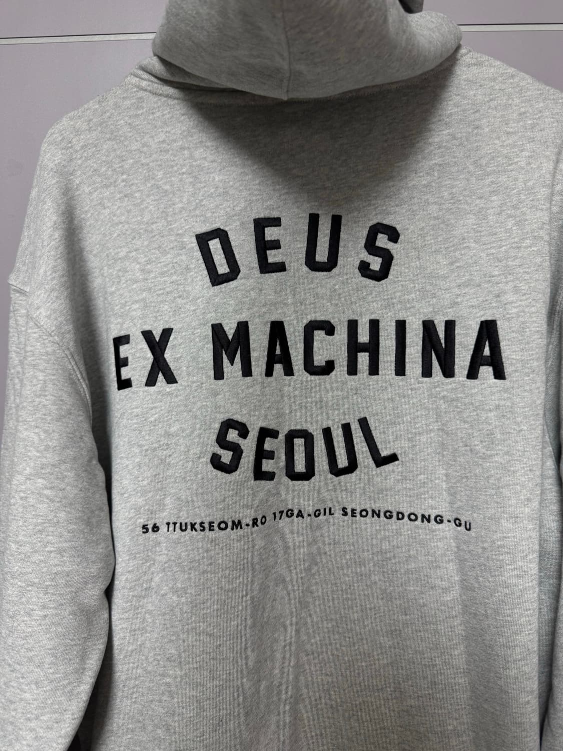 데우스 엑스 마키나 서울 후드 집업 XL 그레이 상품이미지4