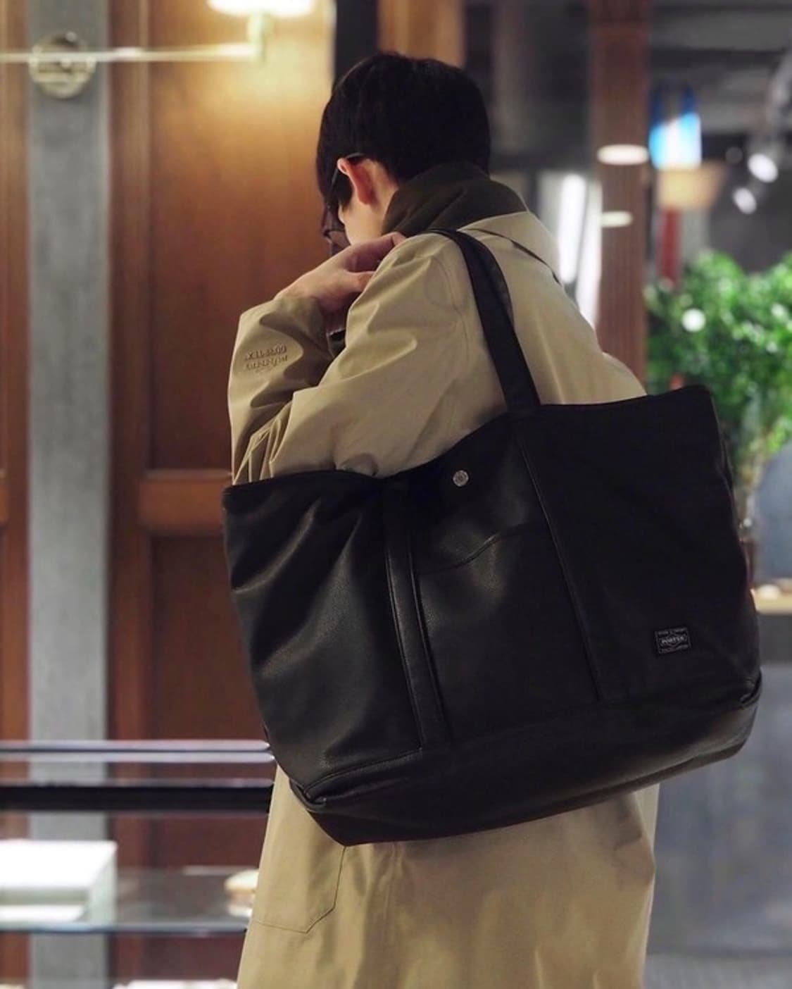 요시다포터 레더 센슈어스 토트백 L사이즈 급처 상품이미지1