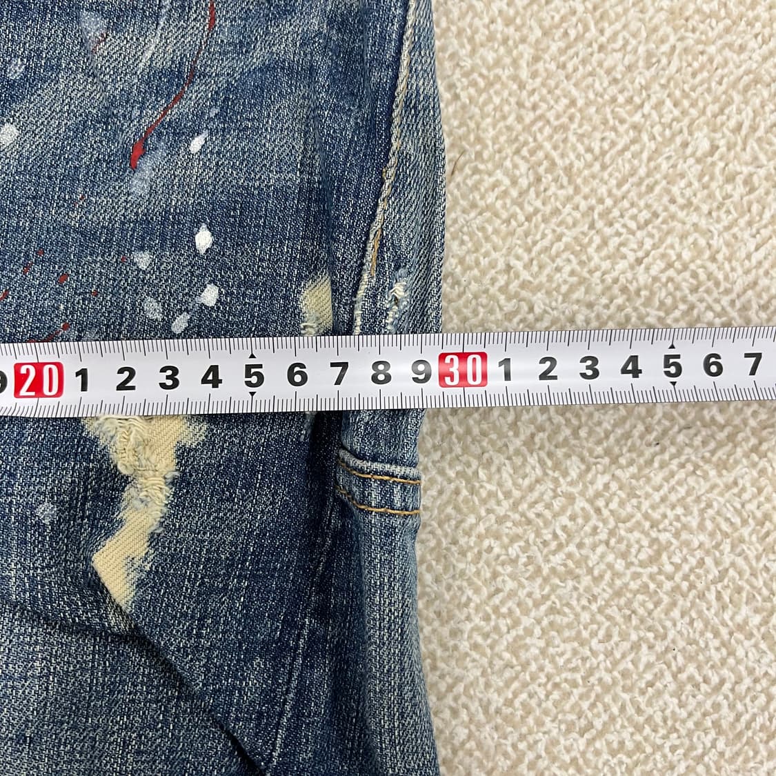 52 디스퀘어드2 페인팅 워싱 데님 0130M2 상품이미지6