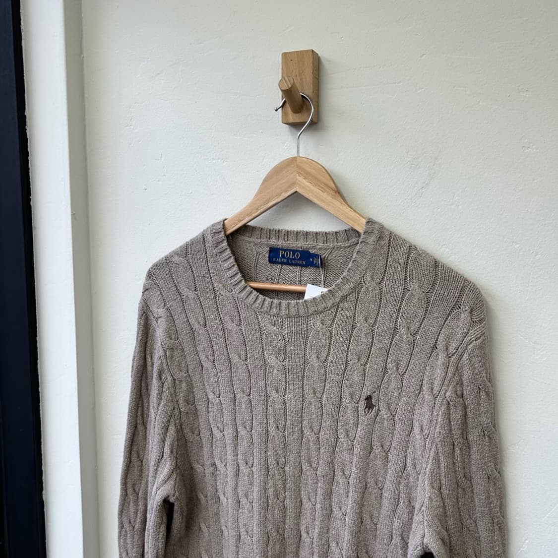 15596 - 폴로 랄프로렌 베이지 케이블 니트 상품이미지1