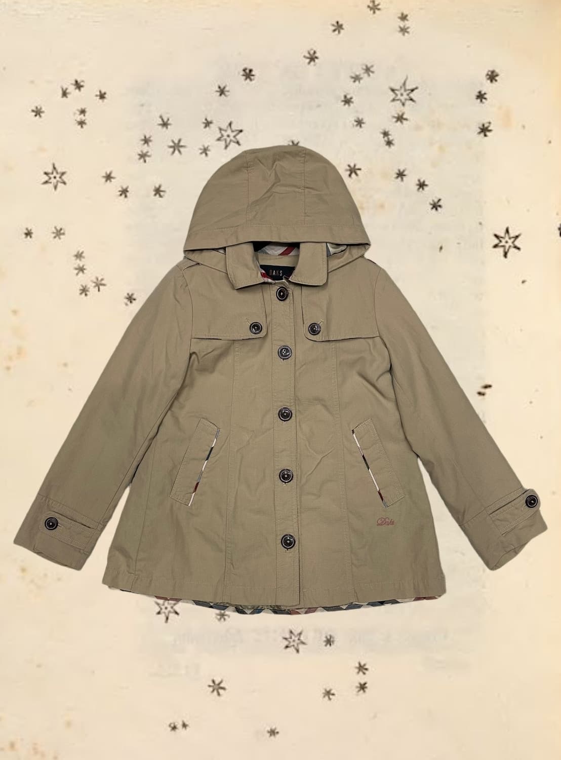 Darks 닥스 키즈 여아 트렌치 자켓 상품이미지1