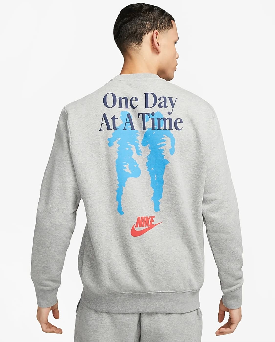 [해외M]나이키 스포츠웨어 원데이 앳 어 타임 기모 스웨트탑 그레이 상품이미지2