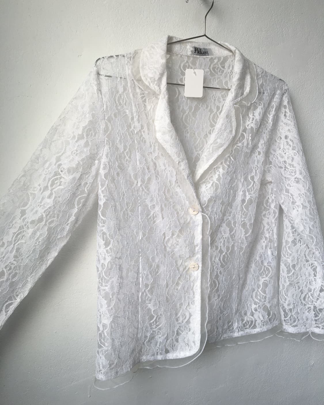 Flower pattern see through jacket 상품이미지4