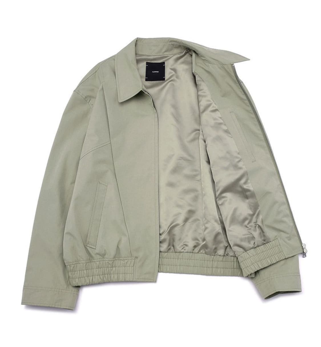 새상품(XL)일꼬르소 베이지 코튼 카라 블루종 점퍼 상품이미지3