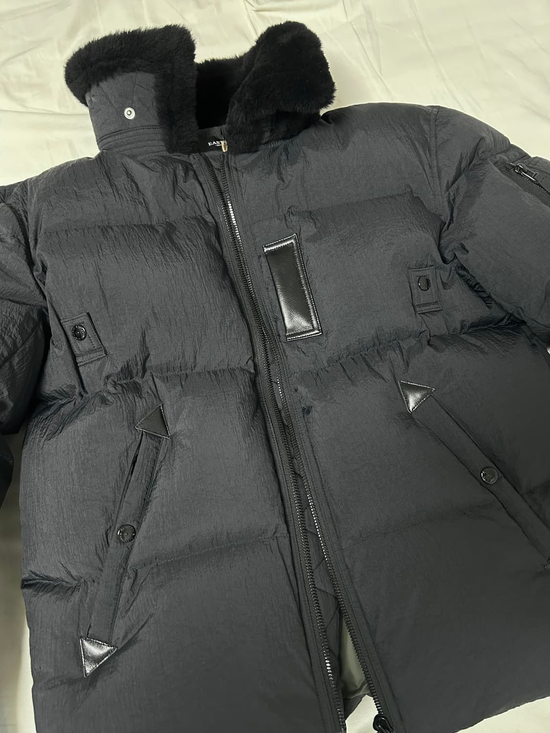 새상품 이스트로그 플라이트 봄버 다운 점퍼 S 상품이미지7