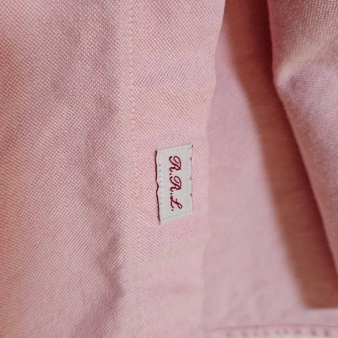 RRL 셀비지 옥스포드 셔츠 / 핑크  상품이미지4