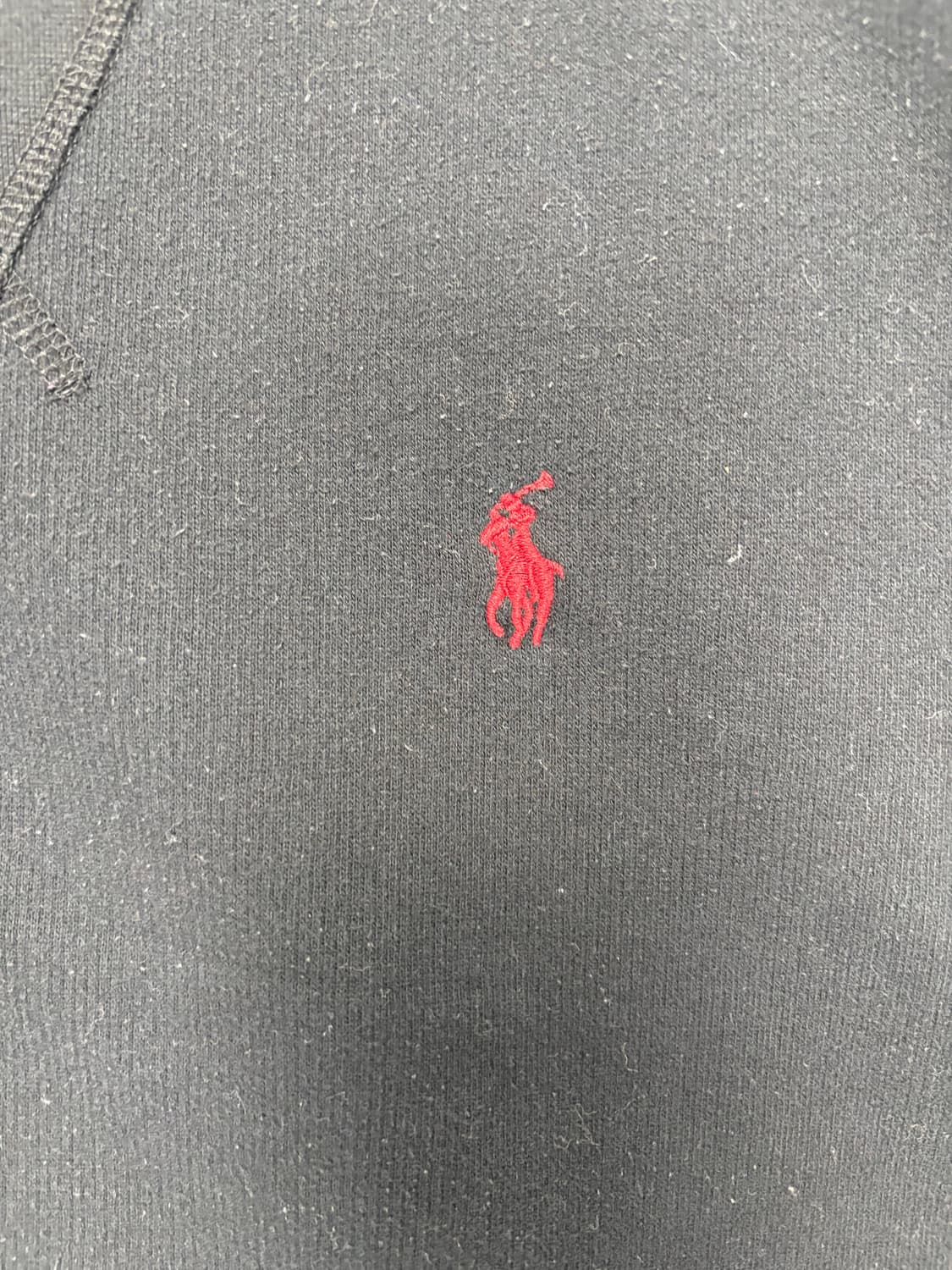 폴로 맨투맨 블랙 상품이미지4