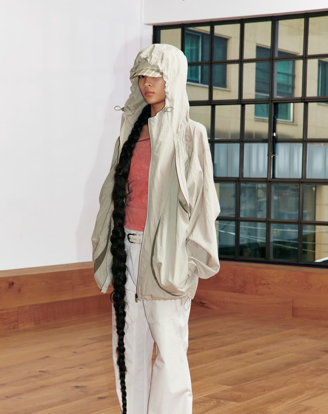 mischief / THREADLINE CURVE WINDBREAKER 상품이미지4