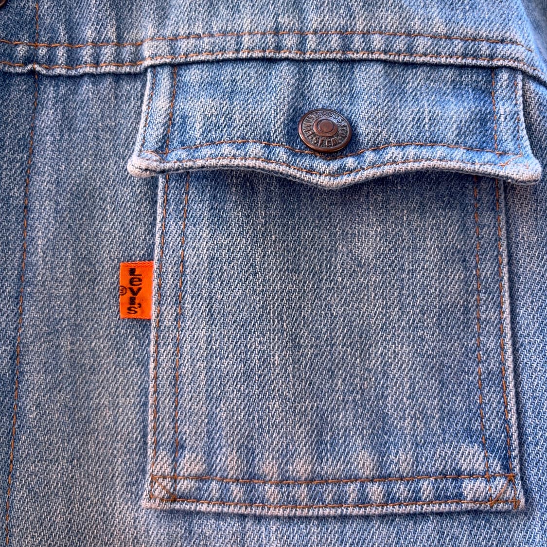 80s USA 리바이스 Levi’s 쉐르파 데님 트러커 자켓 상품이미지6