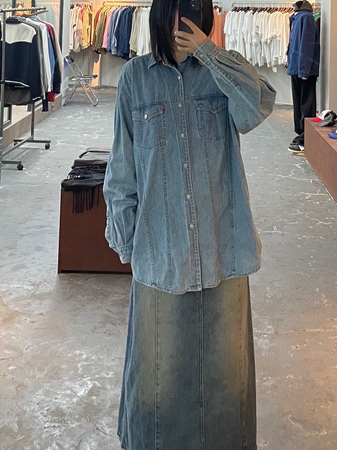 리바이스 데님 웨스턴 셔츠 H1104 상품이미지1