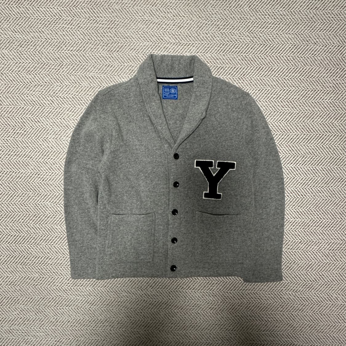 YALE X J. PRESS classic knit jacket 상품이미지1