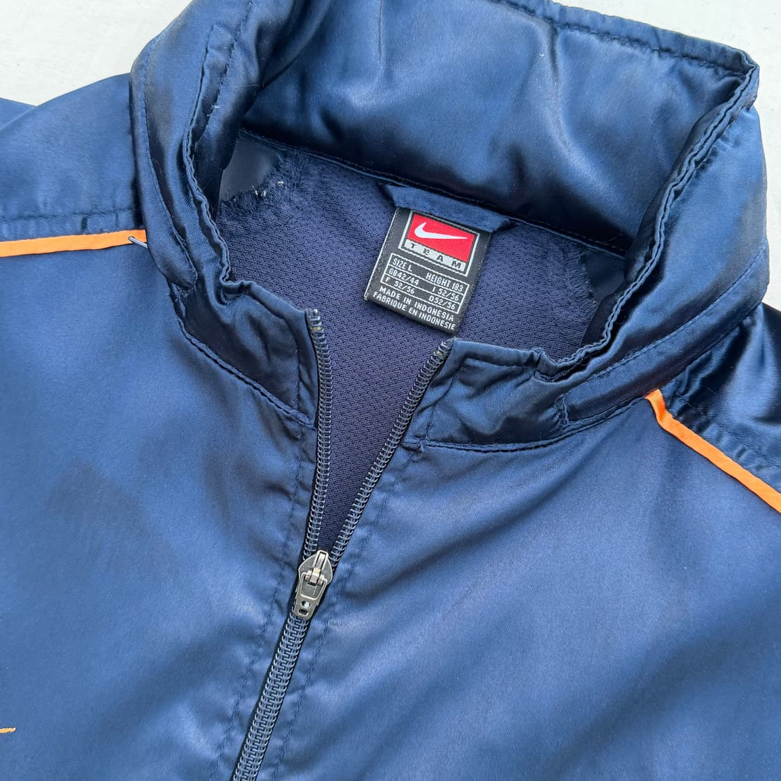 00-01 Nike 나이키 인터밀란 축구 바람막이 집업 자켓 상품이미지3