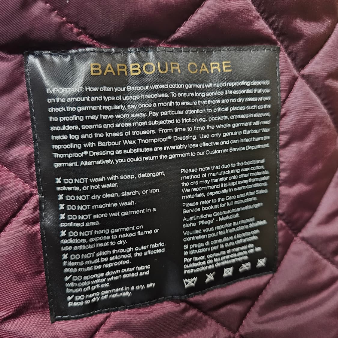 바버 왁스후드자켓 상품이미지4