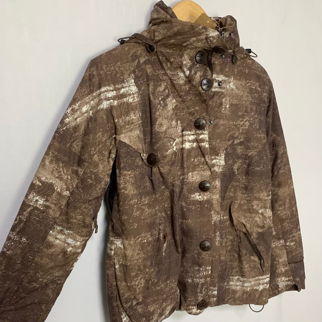 콜롬비아 빈티지 y2k 패턴 후드 바람막이 아메카지 남성 S 상품이미지3