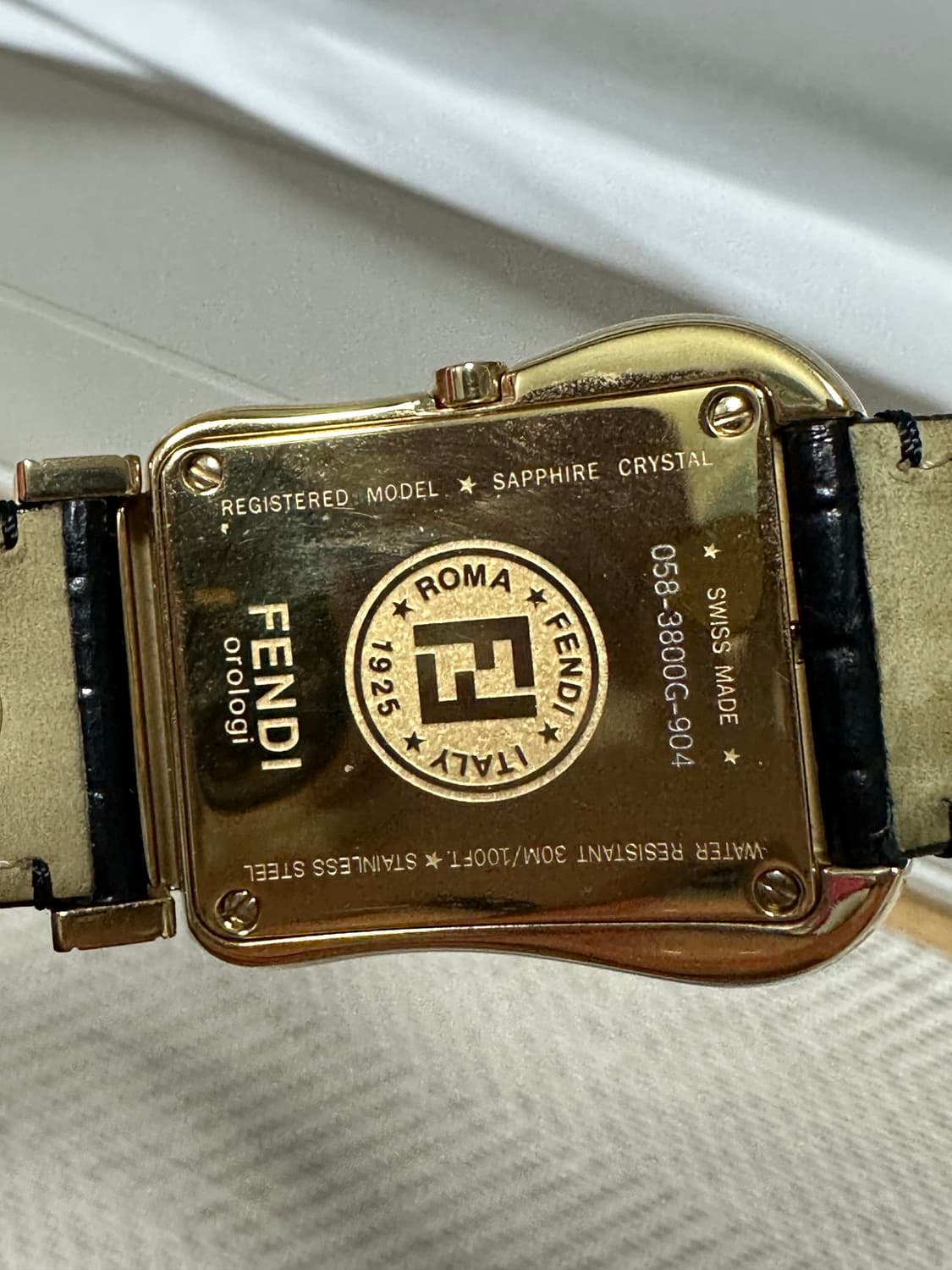 Fendi 펜디 비백 스틸 3800G 마더오브펄 여성시계 상품이미지4