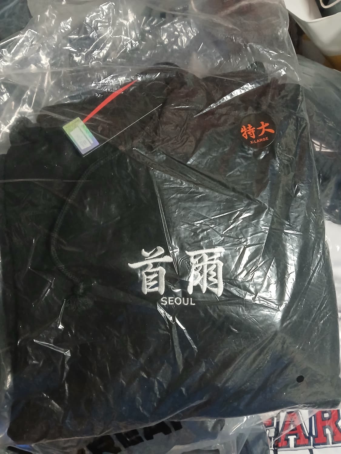 [XL]다크룸 서울 후드티 블랙 상품이미지1