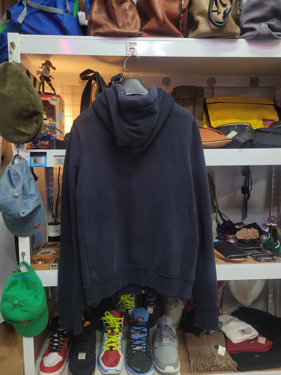 아베크롬비 진네이비 후드 집업 상품이미지2