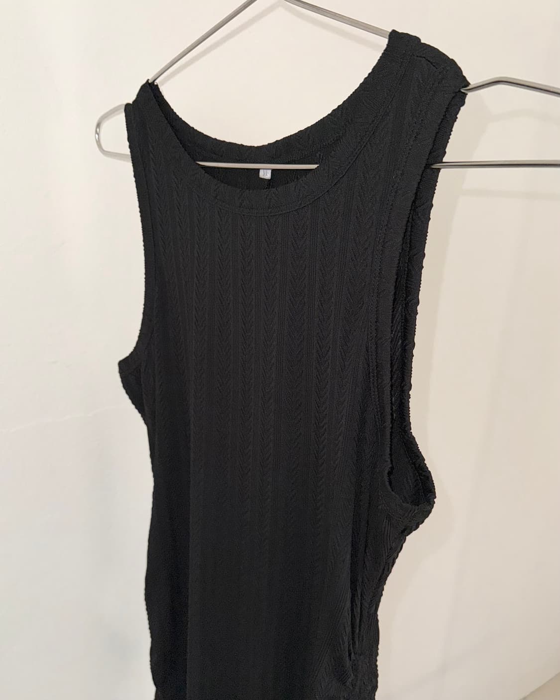 빈티지 셔링 슬리브리스 상품이미지4