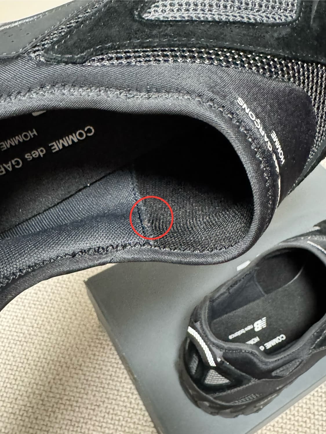 [290]뉴발란스X꼼데가르송 옴므 ML610S 블랙 상품이미지7